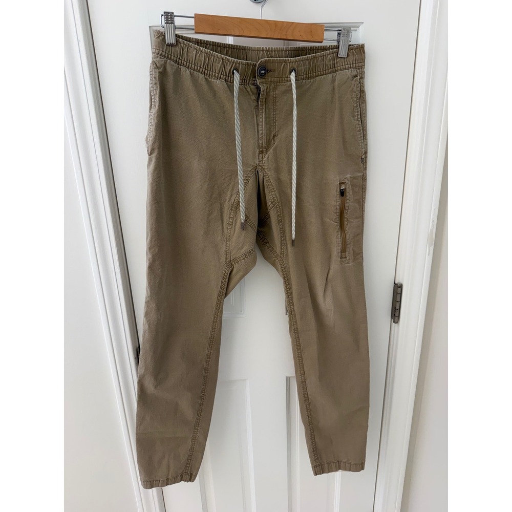Vuori Ripstop Climber Pants Khaki Tan Size S Gorpcore GUC